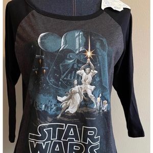 Girls Disney Star Wars Graphic  top